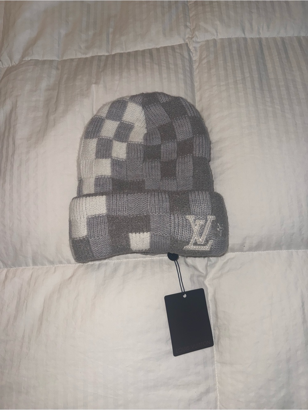 Grey Lv Beanie